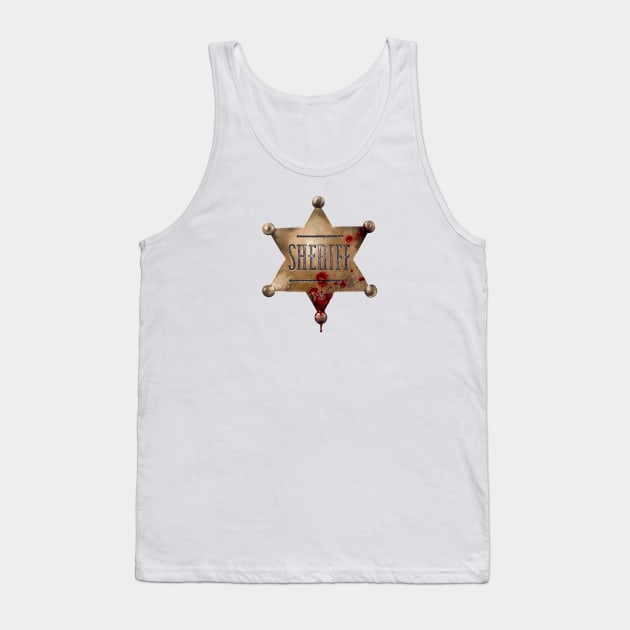 Sheriff star Tank Top by Matross art